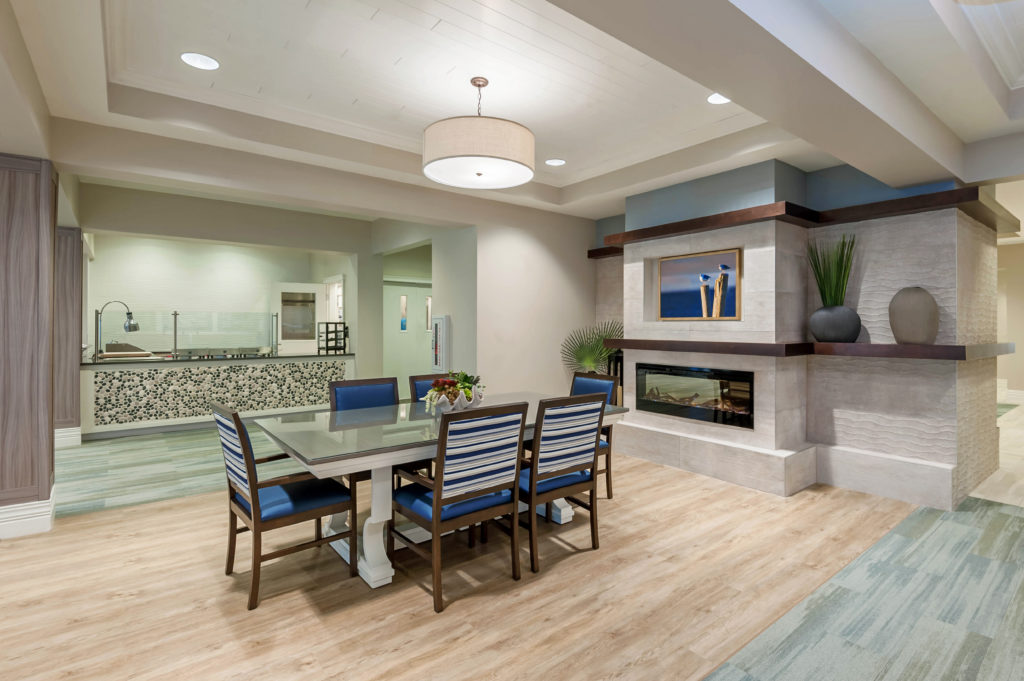 Dining room in Beach House Assisted Living and Memory Care